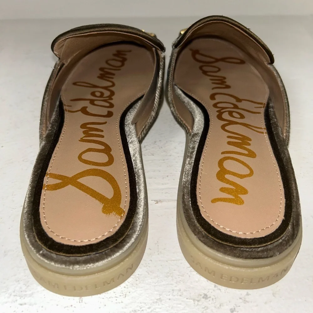 Sam Edelman Velvet Loafers in Brown and Cream NWOB